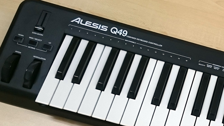 Alesis Q49 レビュー フリー音楽素材の01soundearth